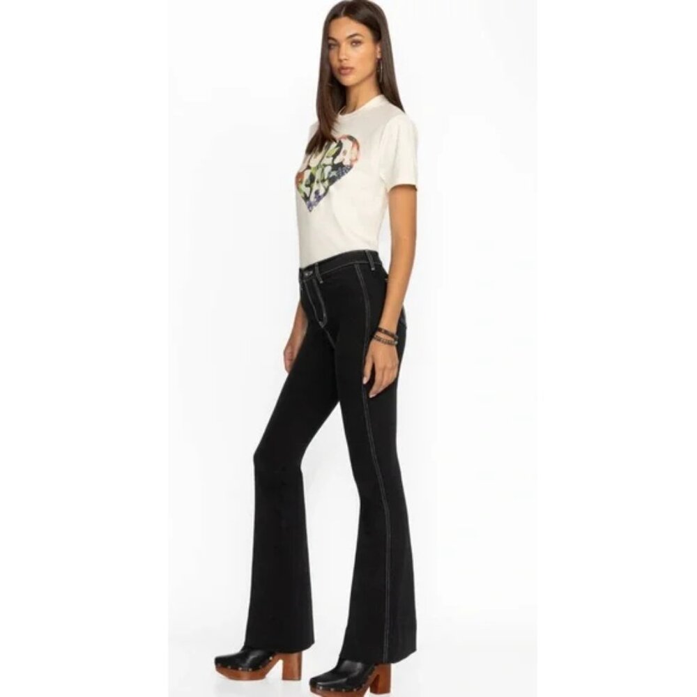 Johnny Was + Sassoon NWT Rue De La Flare Jeans Sz 31